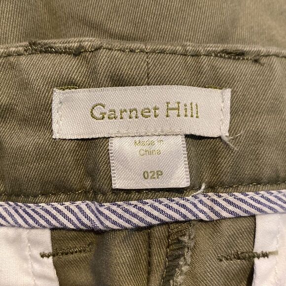 Garvey Hill 2P Petite Long Straight Pant Pockets Belt Loops - Picture 4 of 5